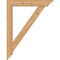 Ekena Millwork Traditional Traditional Smooth Bracket, Western Red Cedar, 3 1/2"W x 28"D x 36"H BKT04X28X36TRA01SWR - alternate 3